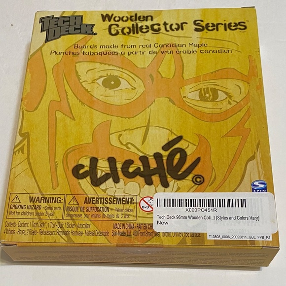 Tech Deck Wooden Collector Series Blind Skateboards Joey Brezinski Cliche - Picture 3 of 3